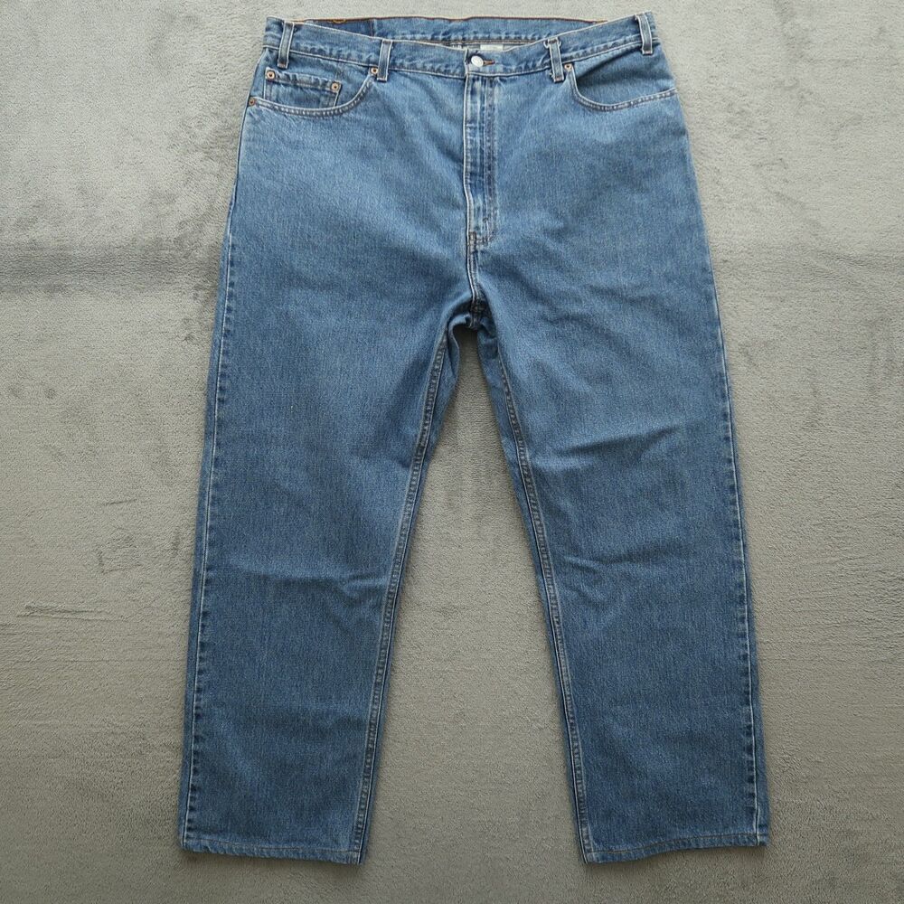 Levi's 505 Jeans Mens Size 42x30 (40x30 Actual) Blue Vintage Regular Straight